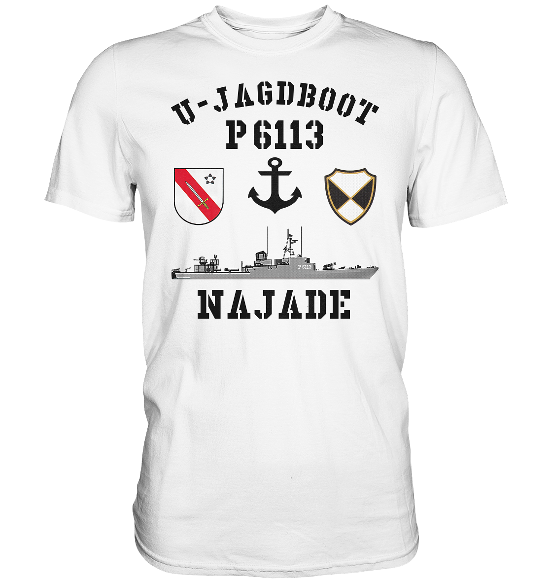 U-Jagdboot P6113 NAJADE Anker - Premium Shirt