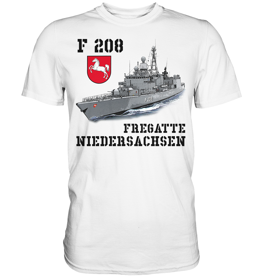 F208 Fregatte NIEDERSACHSEN - Premium Shirt