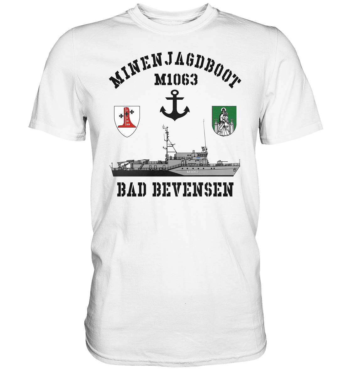 Mij.-Boot M1063 BAD BEVENSEN Anker 1.MSG - Premium Shirt