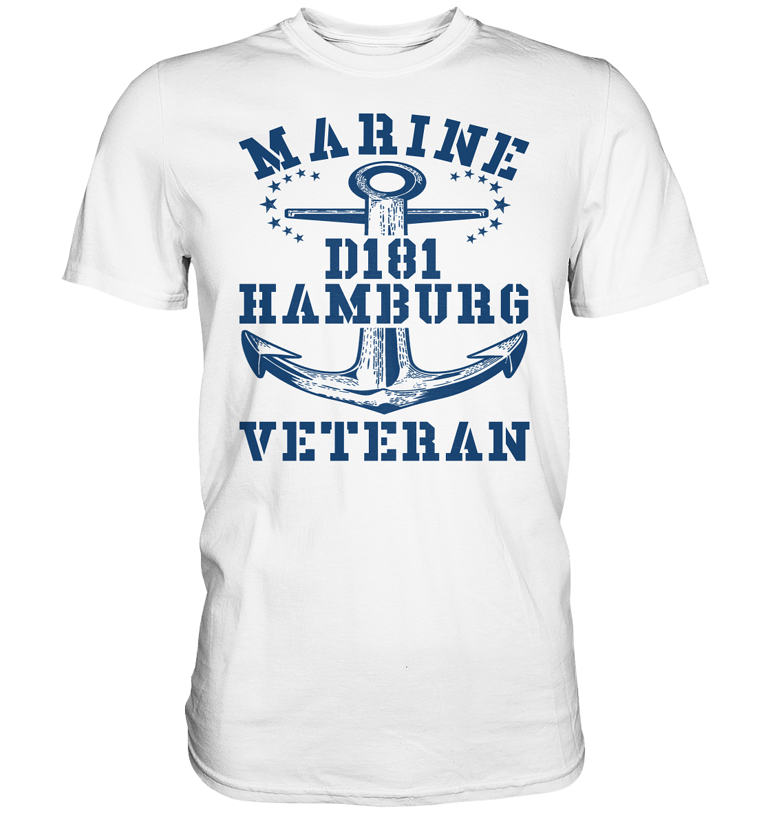 Zerstörer D181 HAMBURG Marine Veteran - Premium Shirt