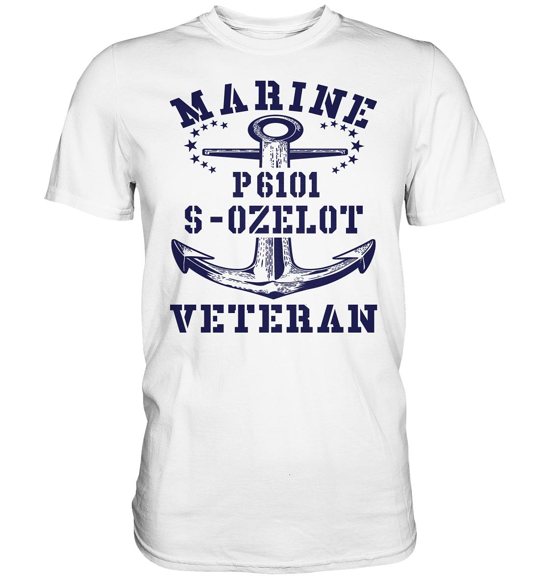 P6101 S-OZELOT Marine Veteran - Premium Shirt