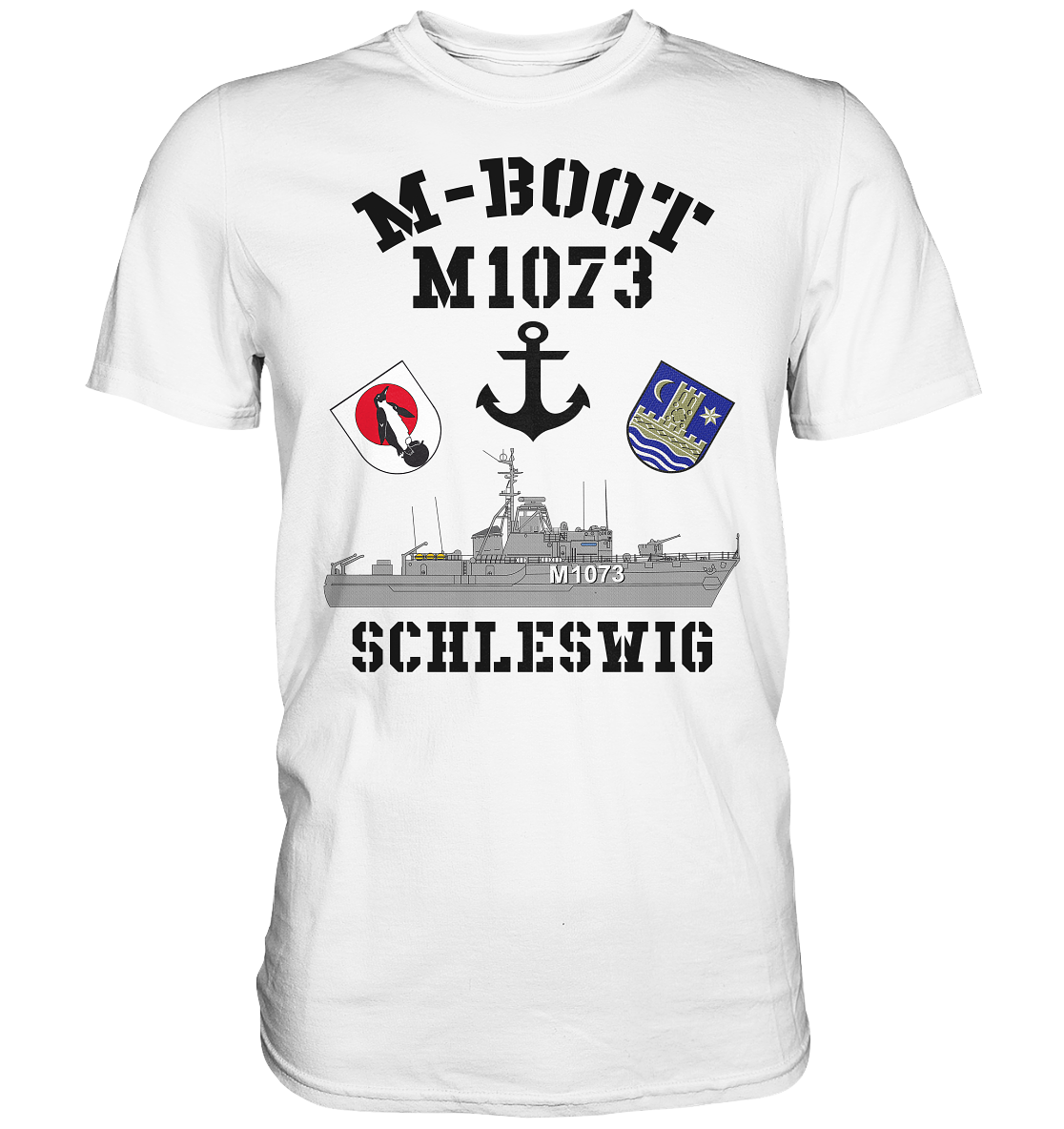 M-Boot M1073 SCHLESWIG Anker (HL) - Premium Shirt