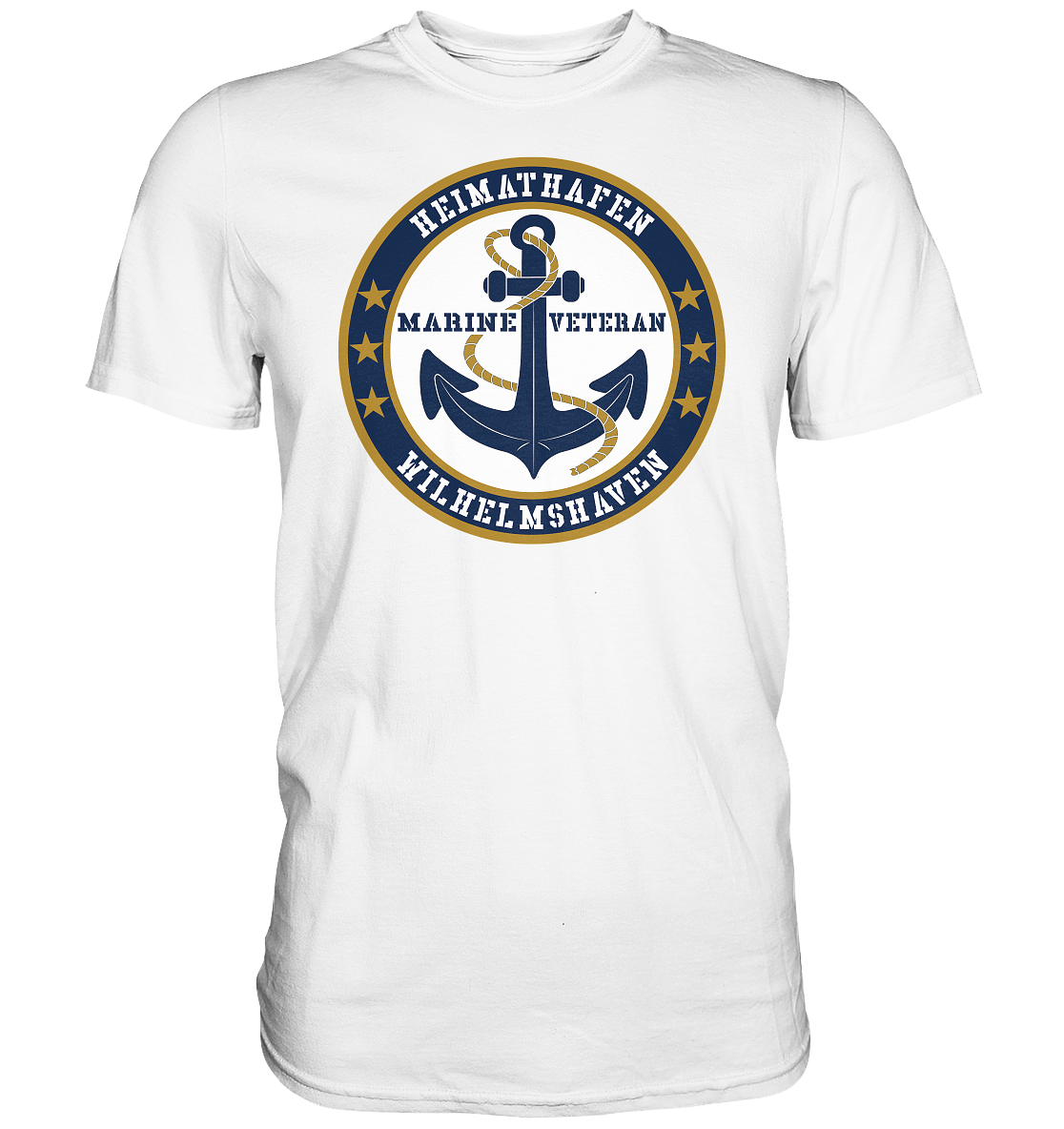 Marine Veteran Heimathafen WILHELMSHAVEN - Premium Shirt