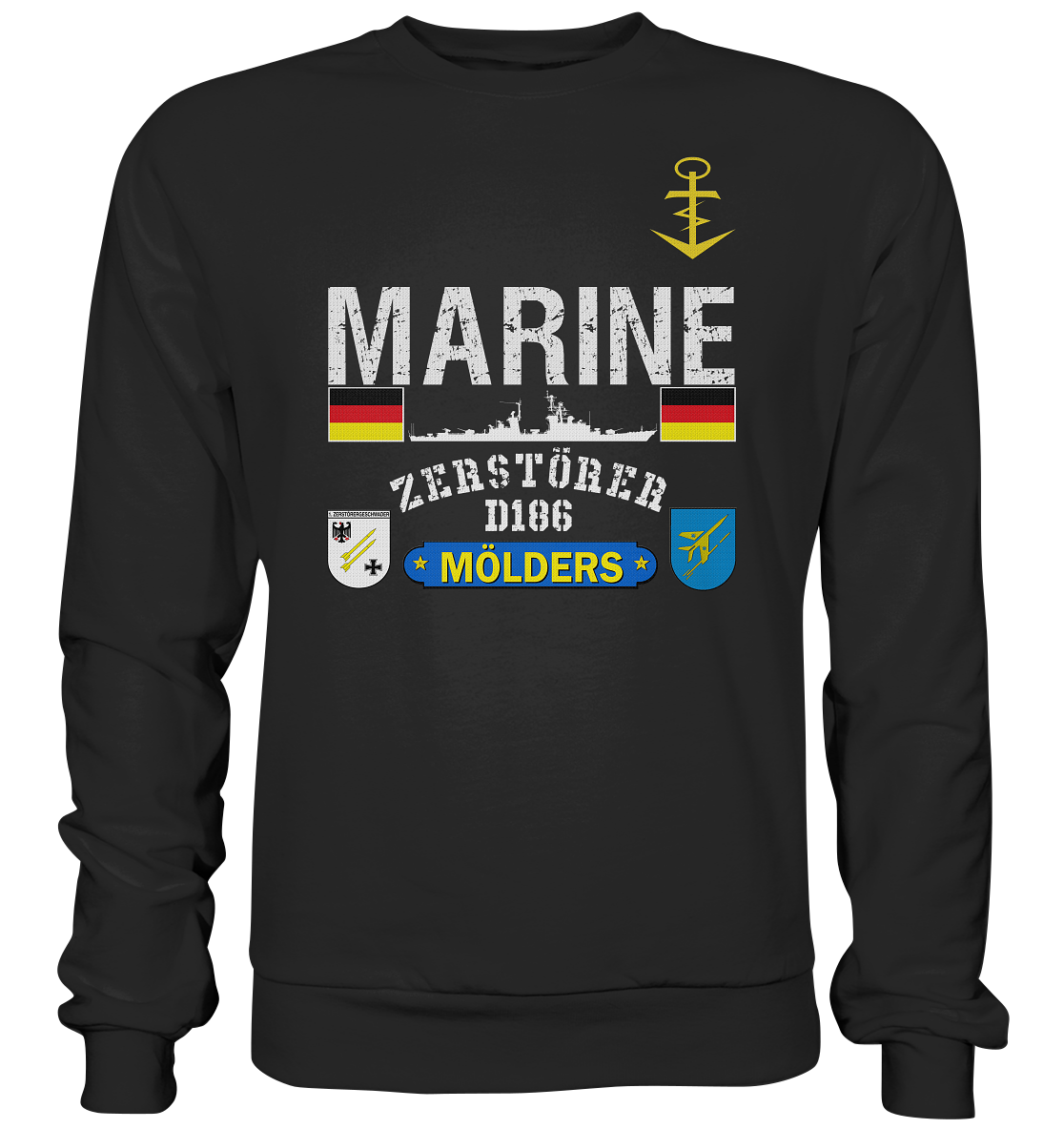 Marine D186 MÖLDERS 20er ATN - Premium Sweatshirt