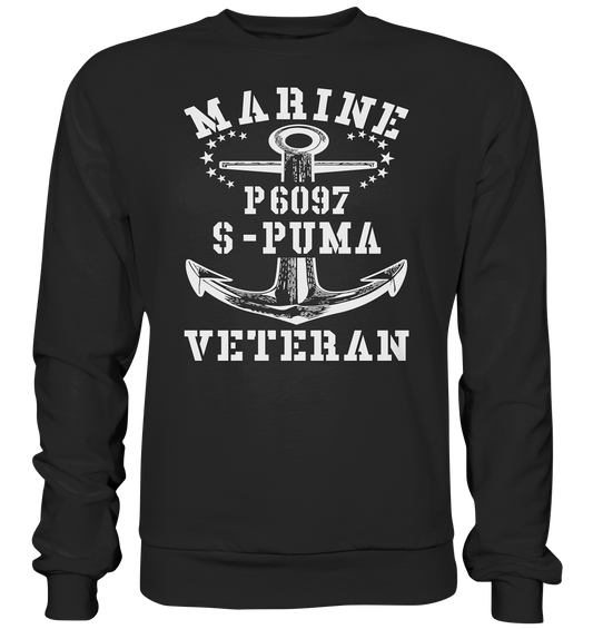 P6097 S-PUMA Marine Veteran - Premium Sweatshirt