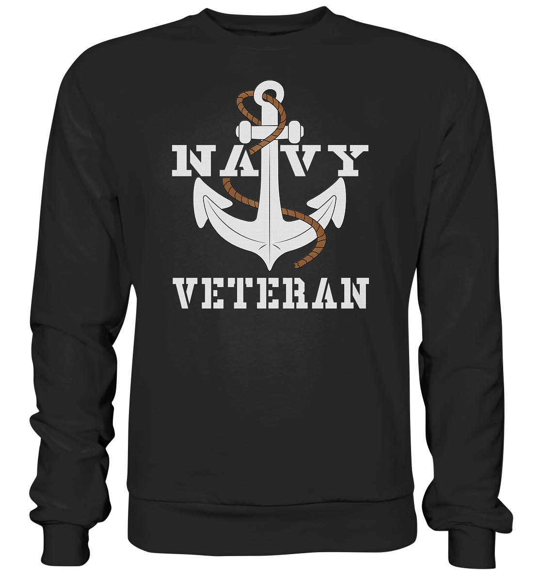 Navy Veteran Anker - Premium Sweatshirt