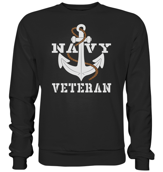 Navy Veteran Anker - Premium Sweatshirt