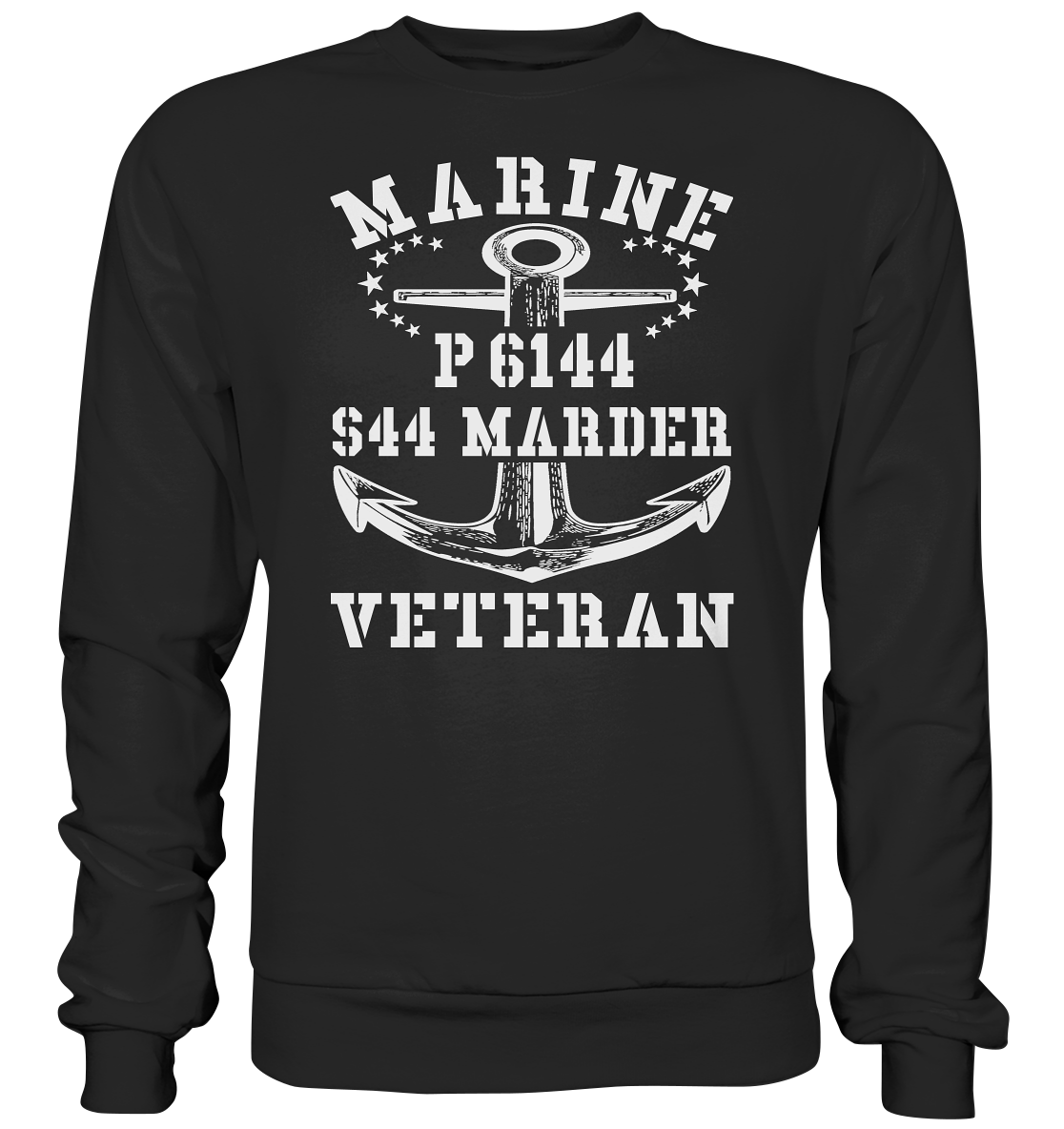 P6144 S44 MARDER Marine Veteran - Premium Sweatshirt