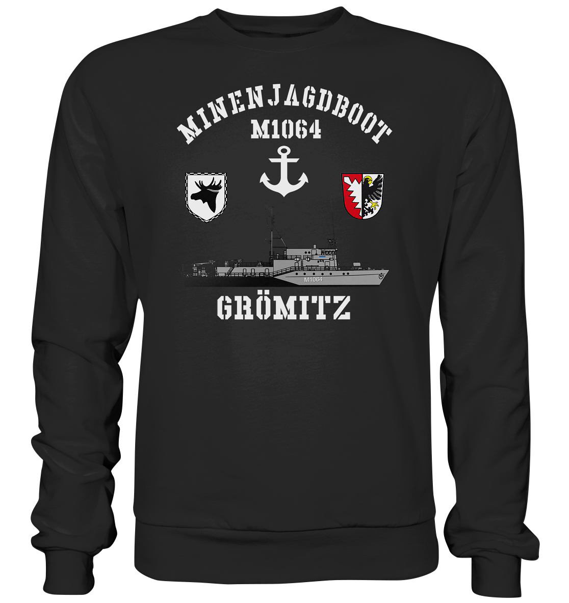 Mij.-Boot M1064 GRÖMITZ Anker 3.MSG - Premium Sweatshirt
