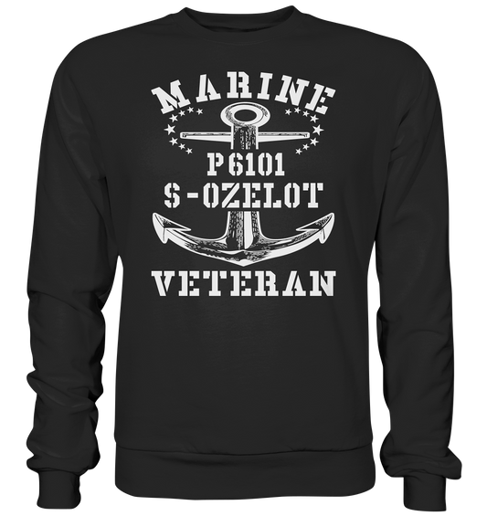 P6101 S-OZELOT Marine Veteran - Premium Sweatshirt