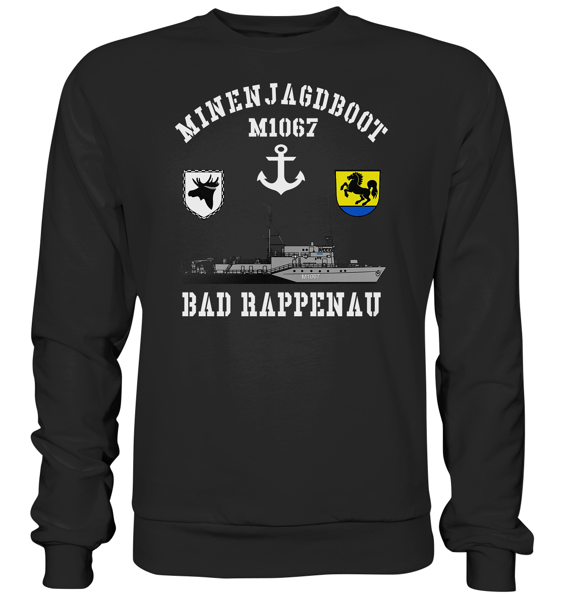 Mij.-Boot M1067 BAD RAPPENAU Anker 3.MSG - Premium Sweatshirt