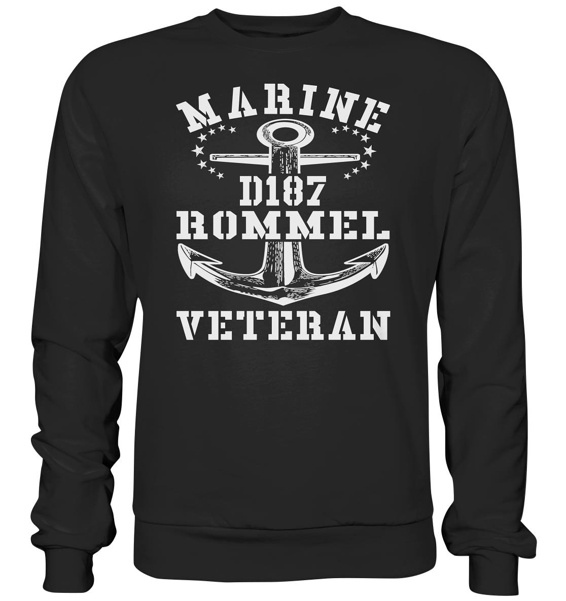 Zerstörer D187 ROMMEL Marine Veteran - Premium Sweatshirt