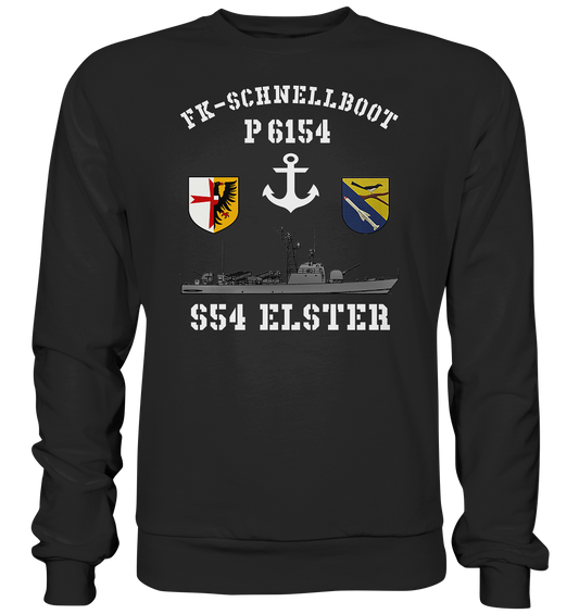 FK-Schnellboot P6154 ELSTER Anker - Premium Sweatshirt