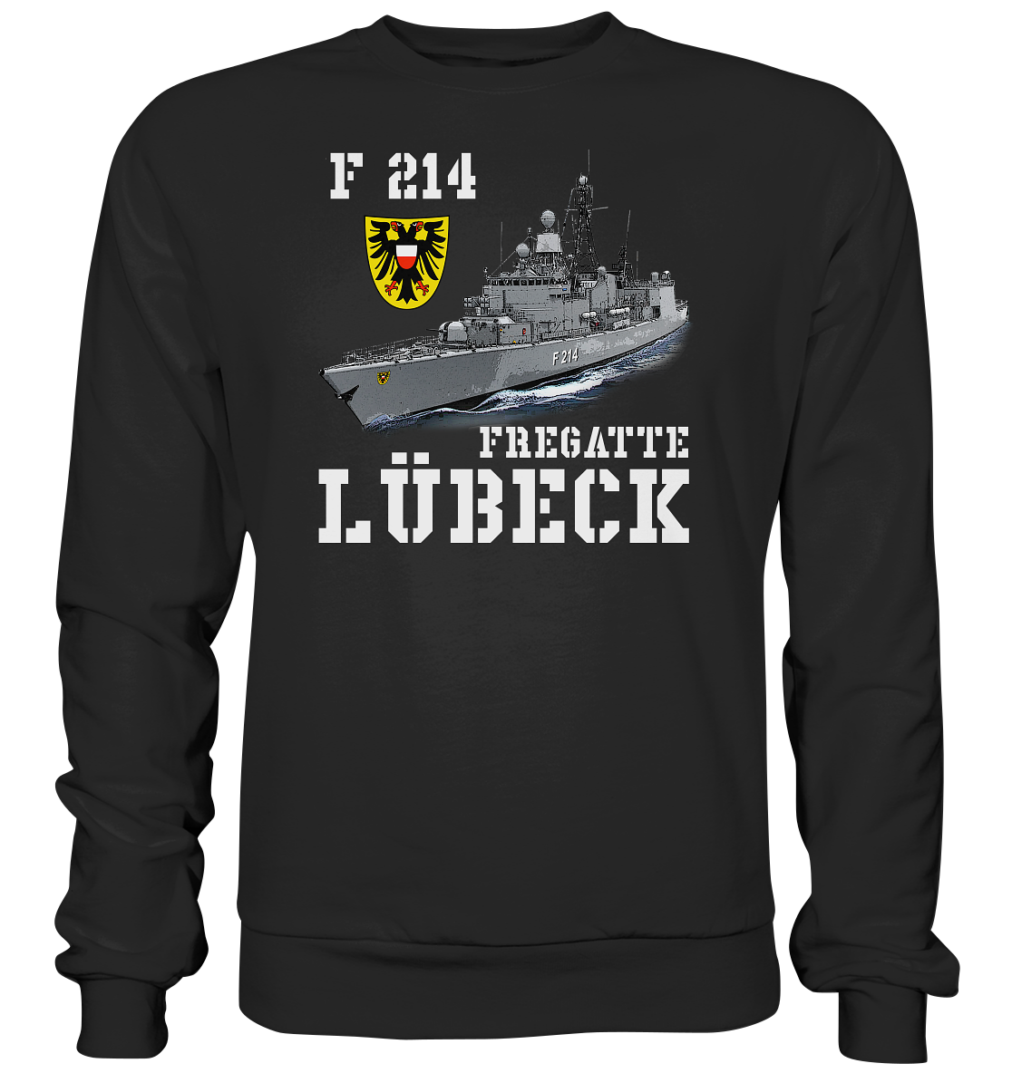 F214 Fregatte LÜBECK - Premium Sweatshirt