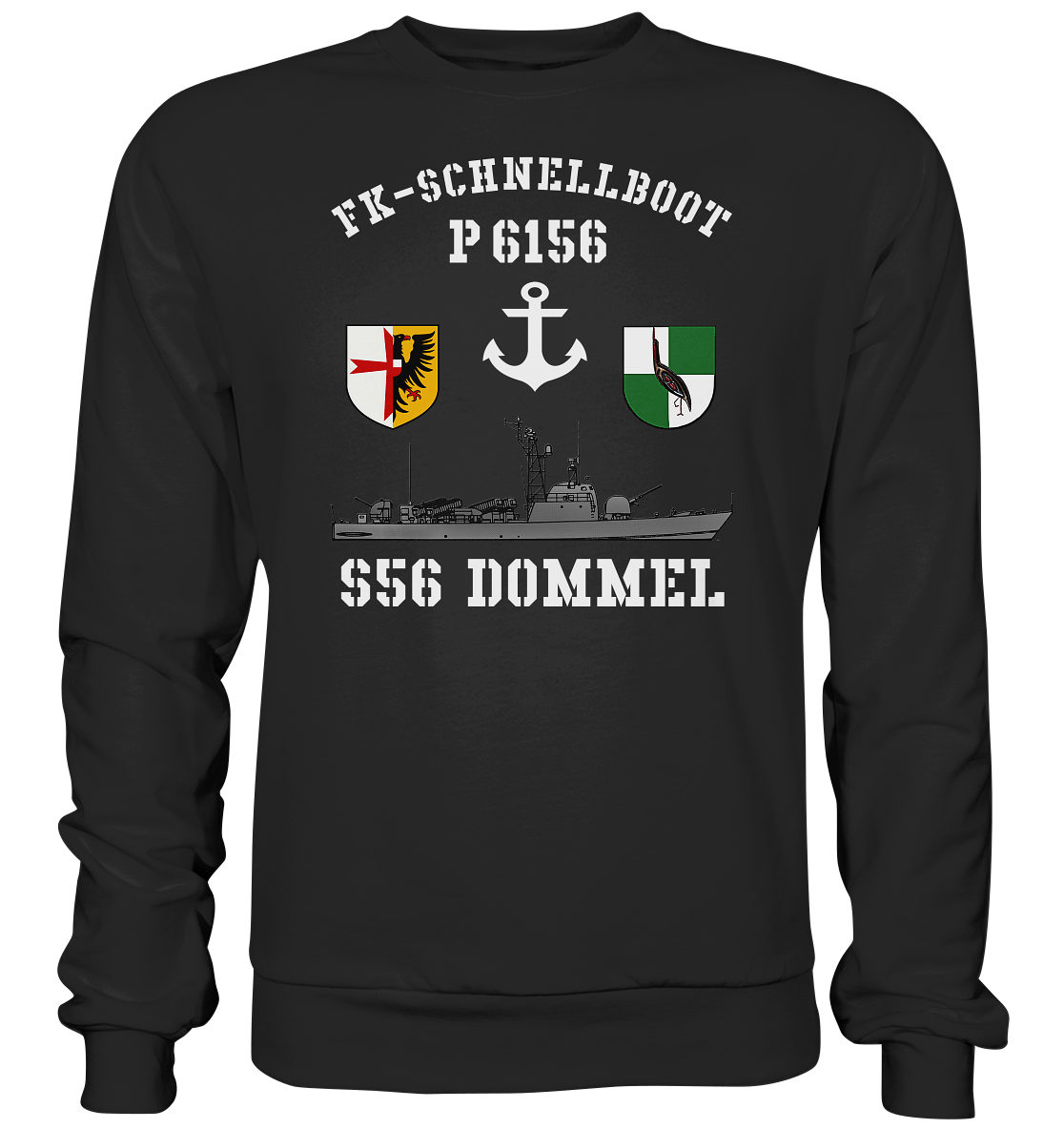 FK-Schnellboot P6156 DOMMEL Anker - Premium Sweatshirt