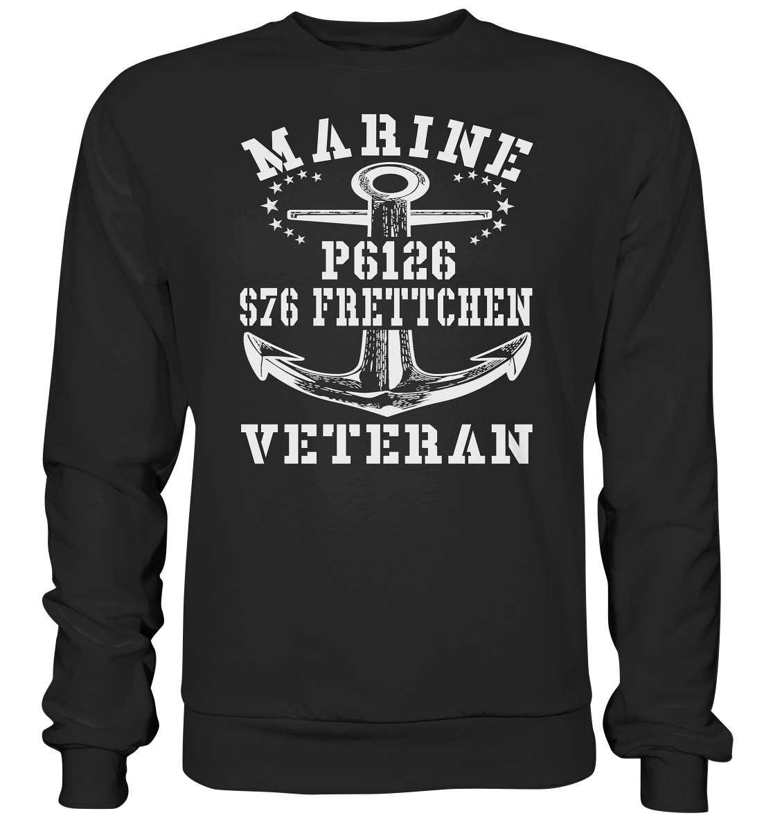 FK-Schnellboot P6126 FRETTCHEN Marine Veteran - Premium Sweatshirt