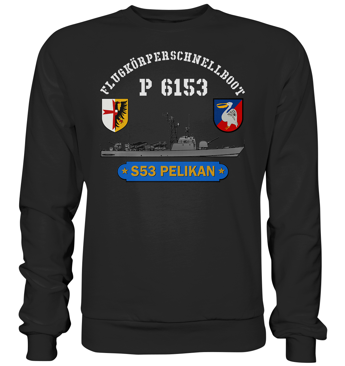 P53 PELIKAN m. Wappen - Premium Sweatshirt