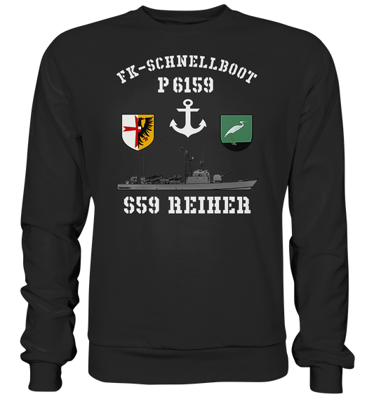 FK-Schnellboot P6159 REIHER Anker - Premium Sweatshirt