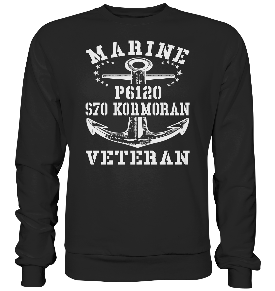 FK-Schnellboot P6120 KORMORAN Marine Veteran  - Premium Sweatshirt