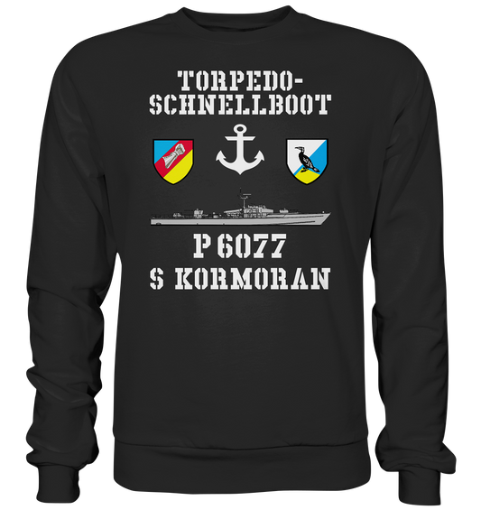 Torpedo-Schnellboot P6077 KORMORAN Anker - Premium Sweatshirt