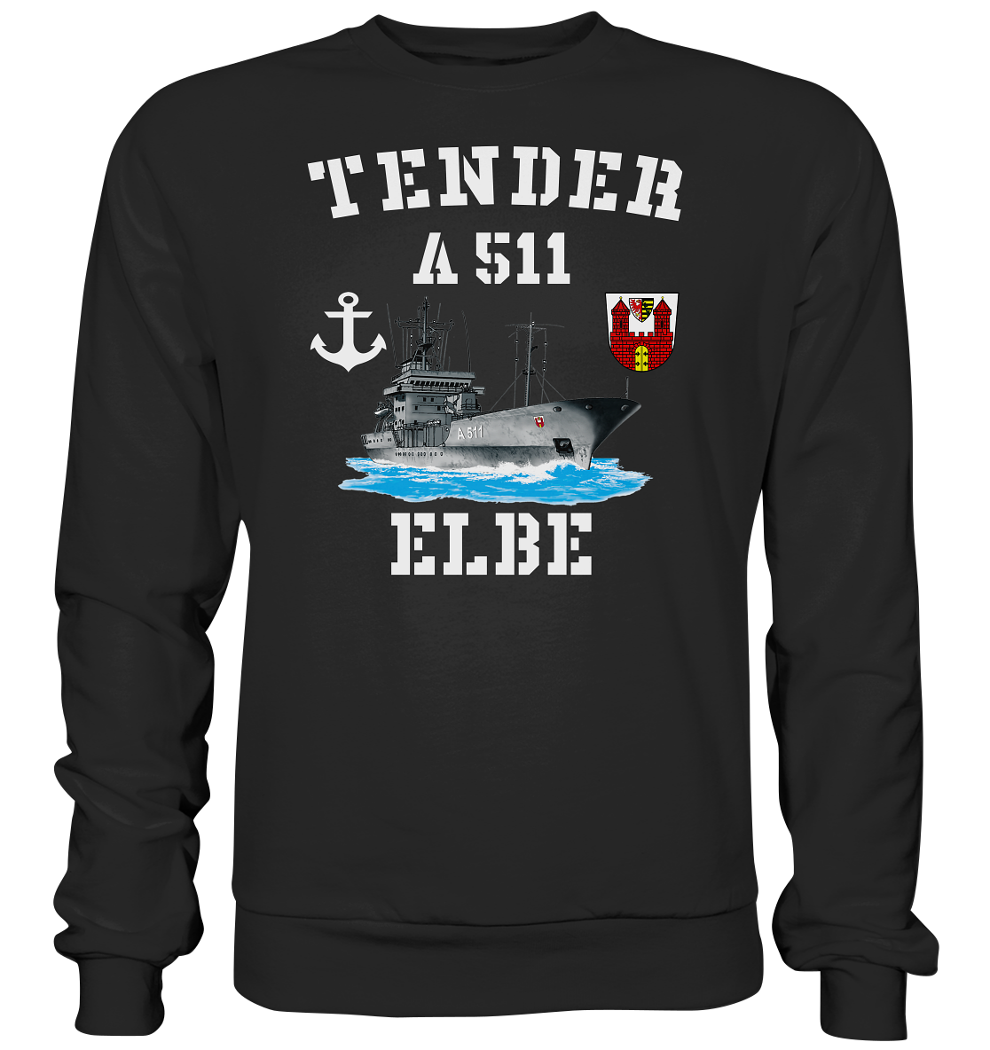 Tender A511 ELBE Anker - Premium Sweatshirt