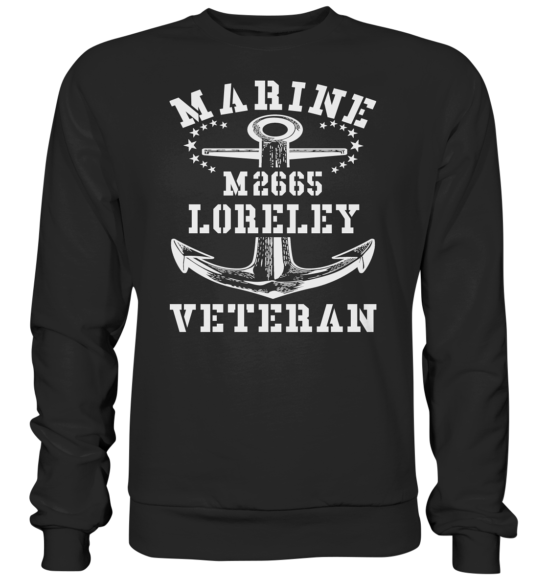 BiMi M2665 LORELEY Marine Veteran - Premium Sweatshirt
