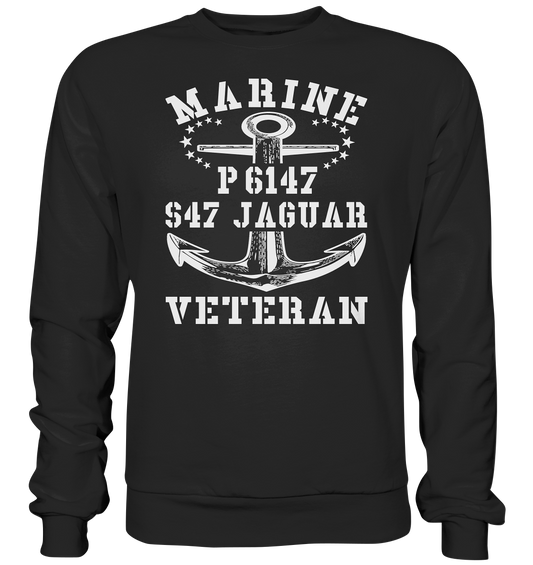 P6147 S47 JAGUAR Marine Veteran - Premium Sweatshirt