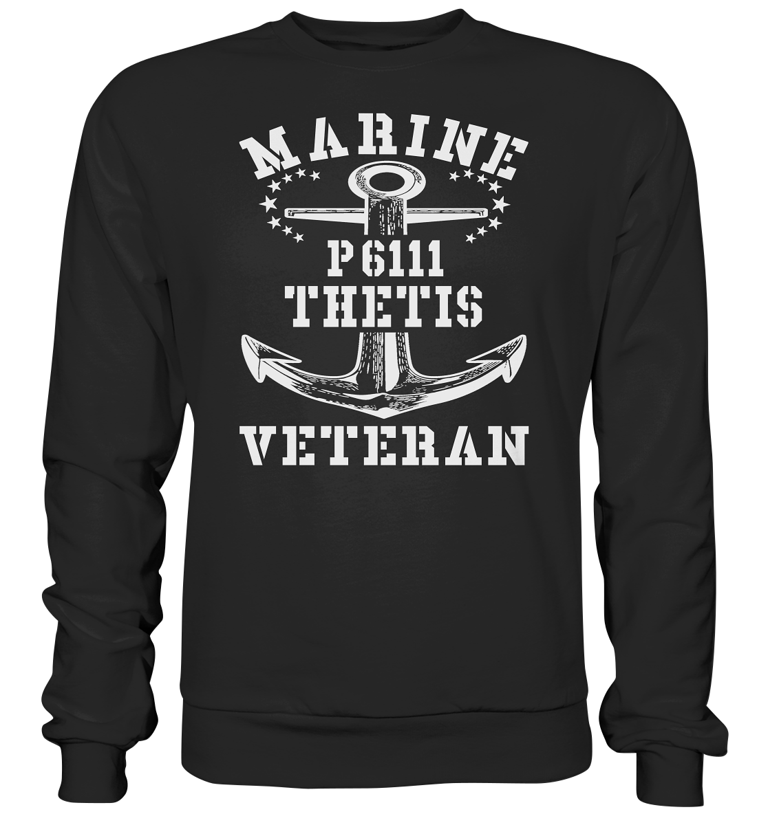 U-Jagdboot P6111 THETIS Marine Veteran - Premium Sweatshirt