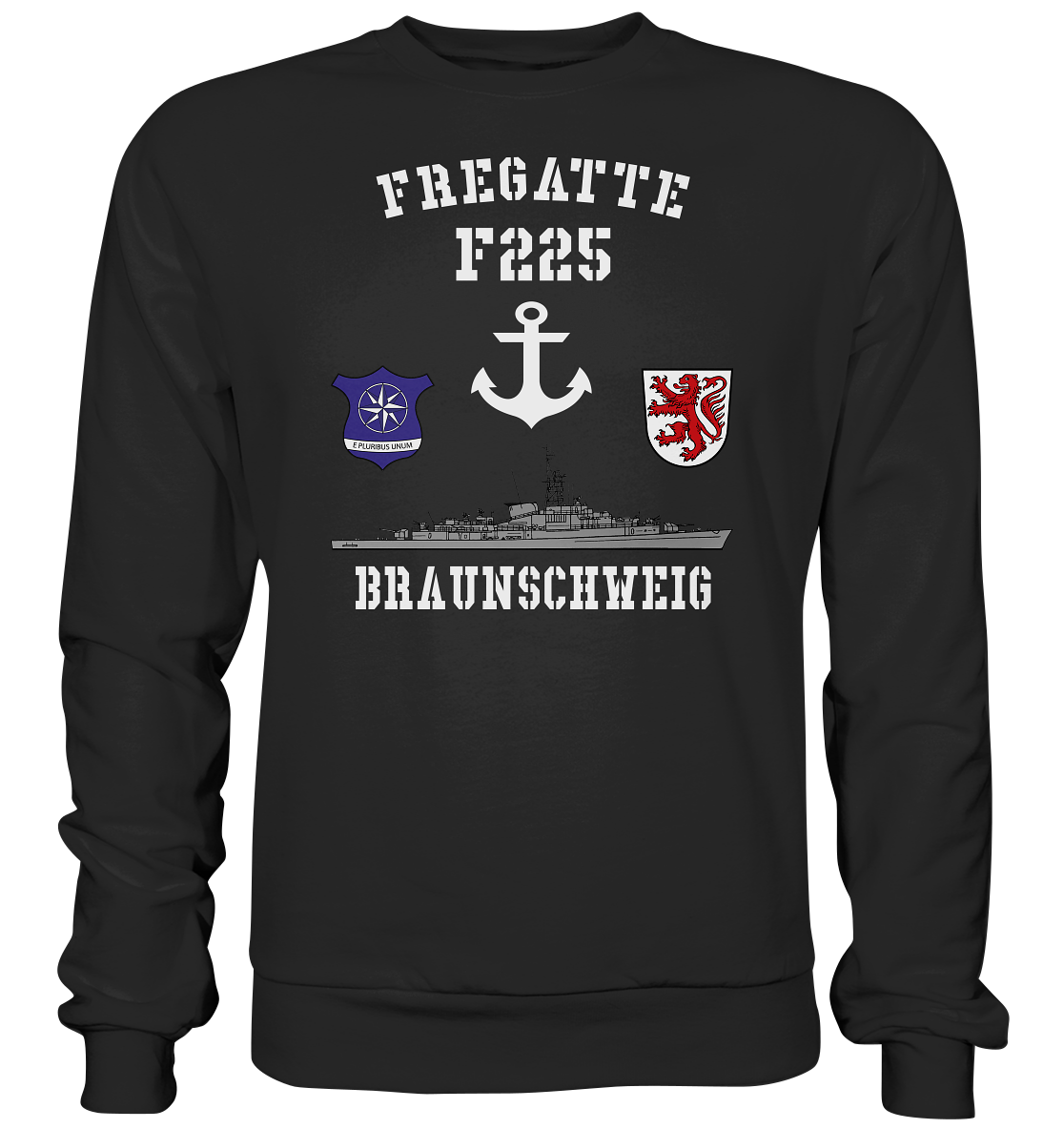 Fregatte F225 BRAUNSCHWEIG Anker - Premium Sweatshirt