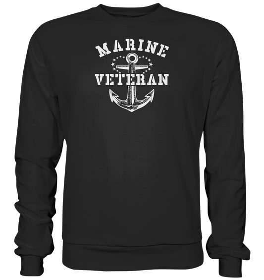 Marine Veteran Logo 20cm - Premium Sweatshirt