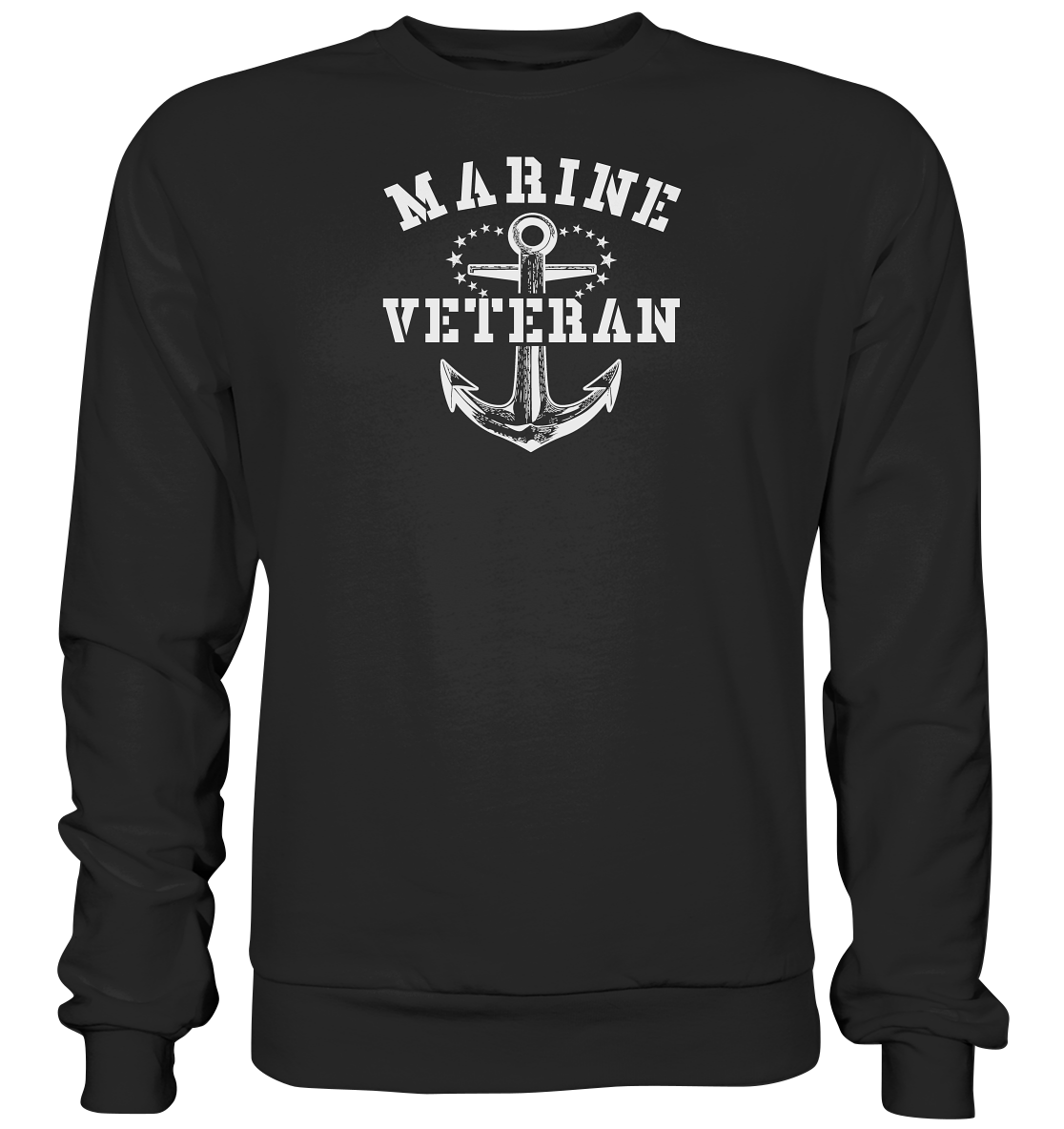 Marine Veteran Logo 20cm - Premium Sweatshirt