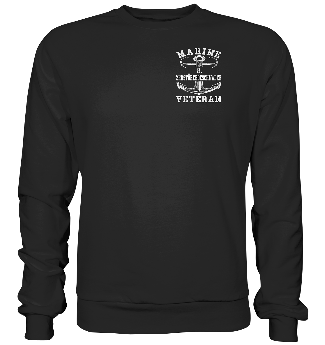 2. Zerstörergeschwader Marine Veteran - Premium Sweatshirt