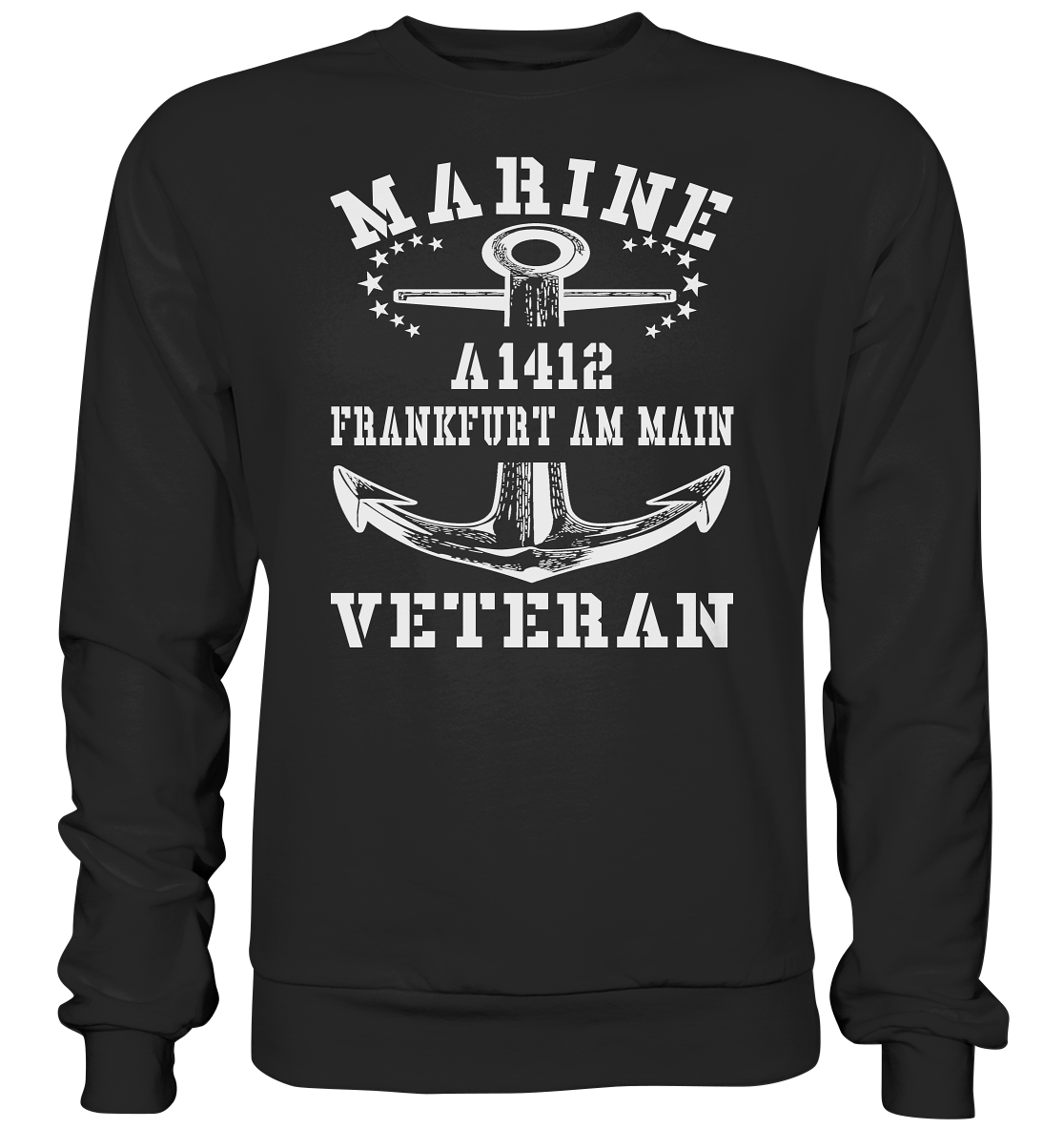 EGV A1412 FRANKFURT AM MAIN Marine Veteran - Premium Sweatshirt