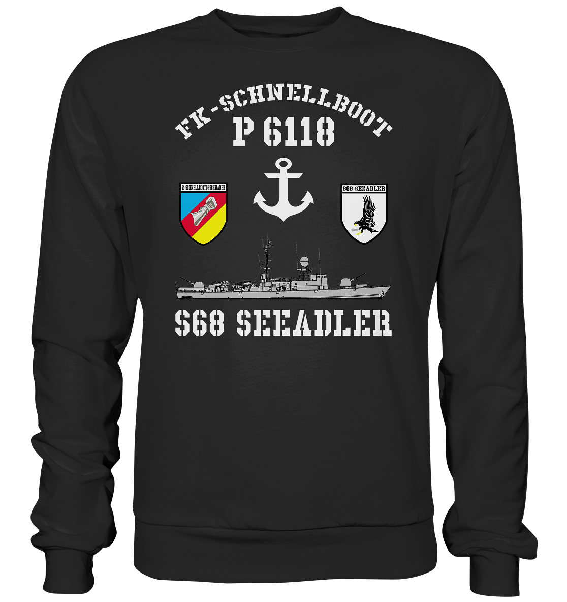FK-Schnellboot P6118 SEEADLER 2.SG Anker  - Premium Sweatshirt