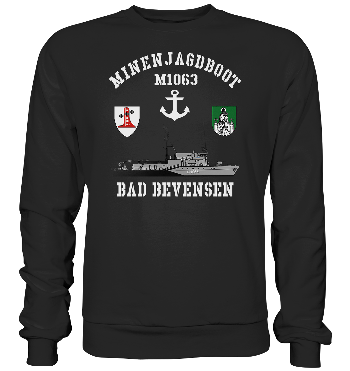 Mij.-Boot M1063 BAD BEVENSEN Anker 1.MSG - Premium Sweatshirt