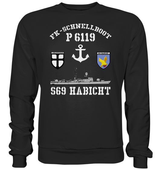 FK-Schnellboot P6119 HABICHT 7.SG Anker - Premium Sweatshirt