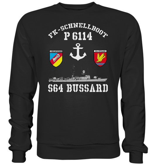 FK-Schnellboot P6114 BUSSARD 2.SG Anker - Premium Sweatshirt
