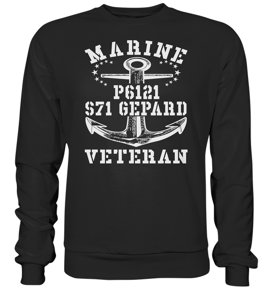 FK-Schnellboot P6121 GEPARD Marine Veteran - Premium Sweatshirt