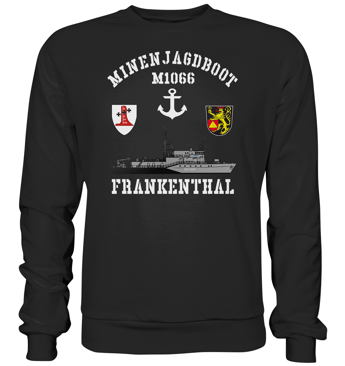 Mij.-Boot M1066 FRANKENTHAL Anker 1.MSG - Premium Sweatshirt