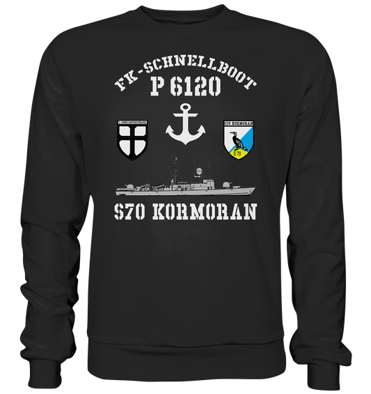 FK-Schnellboot P6120 KORMORAN 7.SG Anker - Premium Sweatshirt