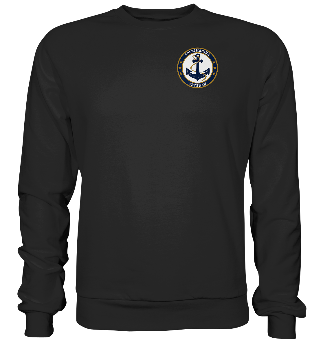 VOLKSMARINE Marine Veteran Brustlogo - Premium Sweatshirt