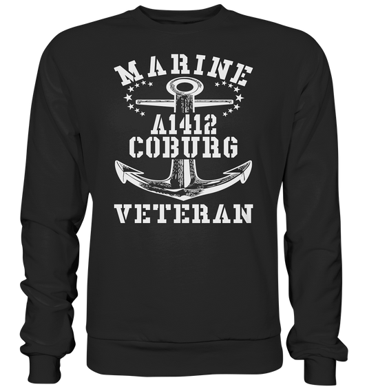 Troßschiff A1412 COBURG Marine Veteran  - Premium Sweatshirt