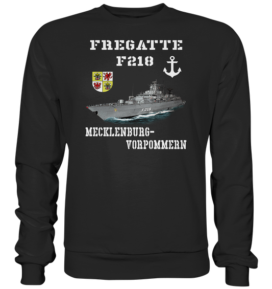 F218 Fregatte MECKLENBURG-VORPOMMERN - Premium Sweatshirt
