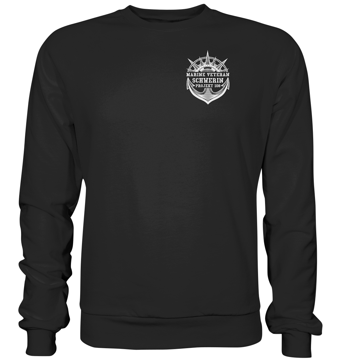 Projekt 108 SCHWERIN Marine Veteran Brustlogo  - Premium Sweatshirt