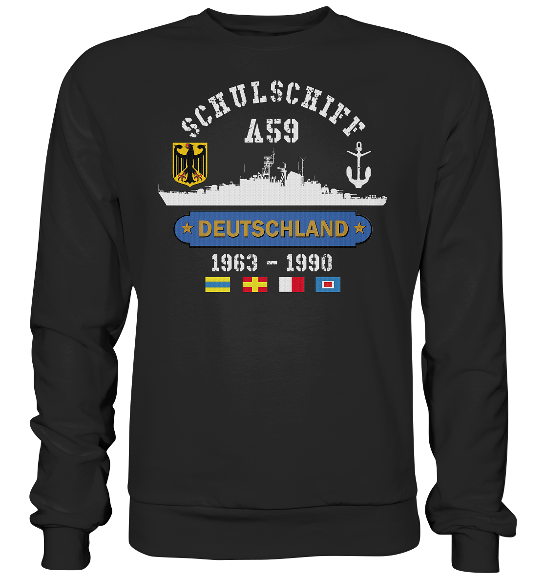 Schulschiff A59 DEUTSCHLAND - Premium Sweatshirt