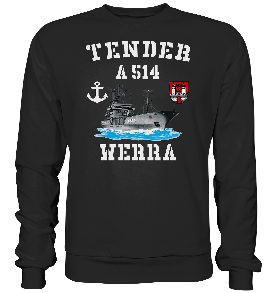 Tender A514 WERRA Anker - Premium Sweatshirt