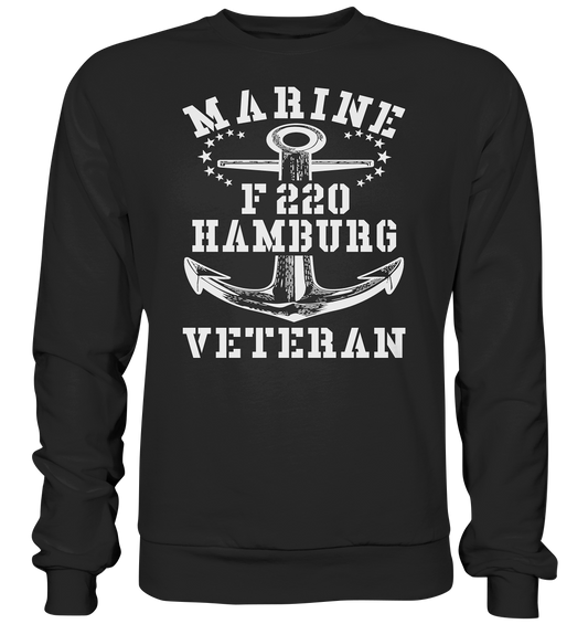 Fregatte F220 HAMBURG Marine Veteran - Premium Sweatshirt