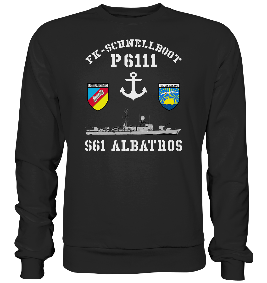FK-Schnellboot P6111 ALBATROS 2.SG Anker - Premium Sweatshirt