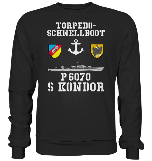 Torpedo-Schnellboot P6070 KONDOR Anker - Premium Sweatshirt