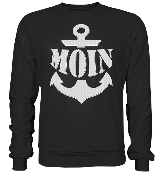 MOIN Anker weiß - Premium Sweatshirt